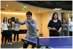 投?；鸸九c中國期貨監控聯合舉辦的員工乒乓球比賽圓滿落幕